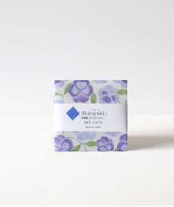 Gift: Orient Pansy Face Cloth in Blue