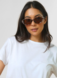 Stella Gemma: Stella + Gemma Sahara Sunglasses - Tort