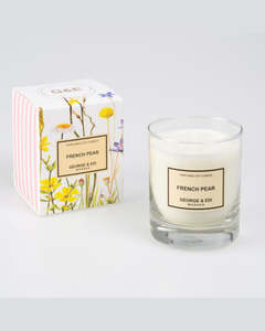 George & Edi Candle - French Pear