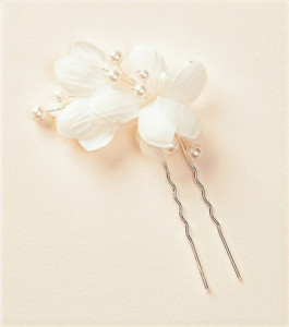 Hair Pin - Single Tulle Flower My Site