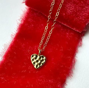 Necklace Patterned Heart My Site