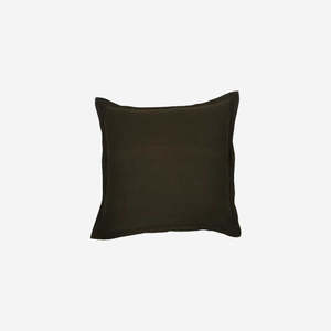Classic Linen Cushion - Olive