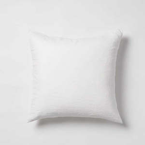 Cushions Inners: White Linen Euro Pillowcase