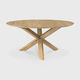 Siena Oak Circle Dining Table 136cm DISCONTINUED