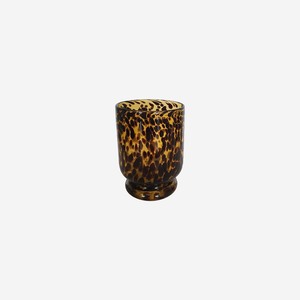 Tortoise Shell Hurricane Vase