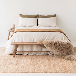 Foxtrot Home Ginger Honey Ribbed Wool Blanket