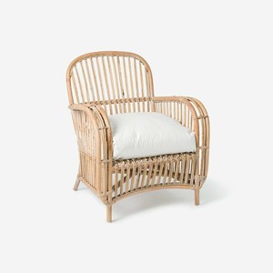 Armchairs 1: Altan Whitewashed Rattan Chair