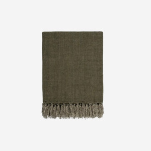 Blankets Throws 1: Millhouse Throw -Winter Moss