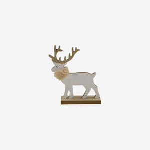 Christmas 1: Standing Wooden Reindeer