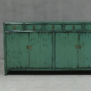 One Off Antique Pieces: Shanxi Green Pine Cabinet