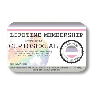 Cupiosexual Lifetime Membership Card - The Left And Right Collective