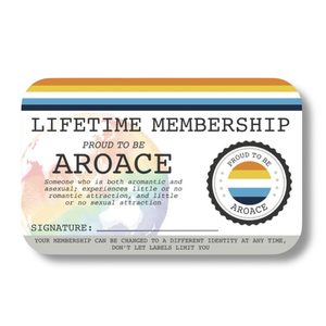 Aroace Lifetime Membership Card - The Left And Right Collective