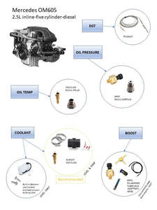 Vehicle Specific Measuring Kits: Mercedes OM605 250D Kit for EMS3