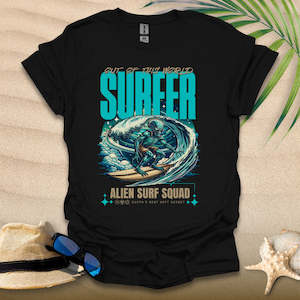 Surf Tees: Out Of This World Surfer T-Shirt
