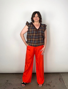 Frontpage: ON NEW GROUND REVERSIBLE NECKLINE BLOUSE