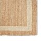 Foster Natural/White Border Rug