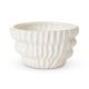 Somerset Ribbed White Planter
