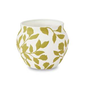 Planters Artificial Plants: Riviera Green Planter D23x19cm