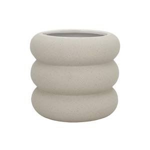 Ebony Stone Ceramic Planter