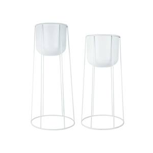Botanica White Planter Round - Set of 2