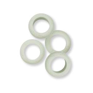Resin: Aries Sage Green Napkin Ring Set