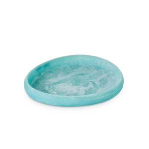 Resin: Aries Aqua Platter Sml L26.5xW24xH3cm