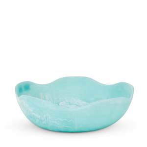 Resin: Aries Aqua Resin Salad Bowl Lrg D36xH10cm