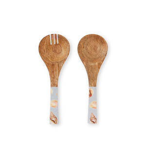 Shelly Beach: Shelly Beach Salad Servers Set 2 9x24cm
