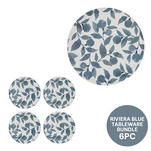 Riviera Blue Tableware Bundle