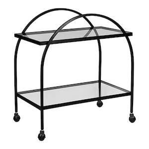 Ponte Black Bar Cart