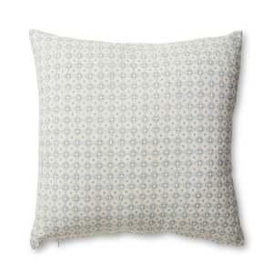 Samira Blue Diamond Block Print Cushion