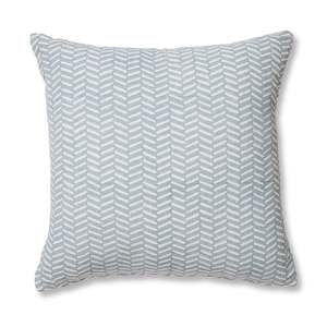 Kyra Blue Block Print Cushion 50cm