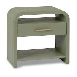 Verity Green Bedside Table