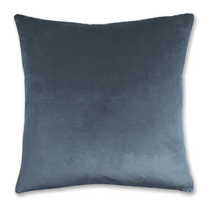 Velvet Blue Cushion 55cm