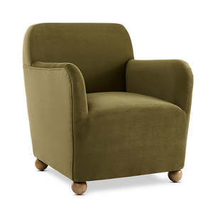 Furniture: Floyd Olive Velvet Chair 75x78x84cm