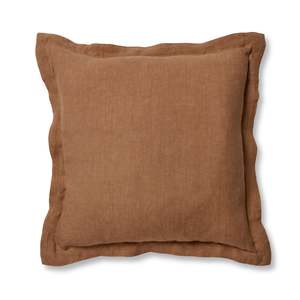 Cushions: Riley Coffee Linen Cushion