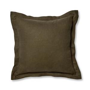 Cushions: Riley Olive Linen Cushion