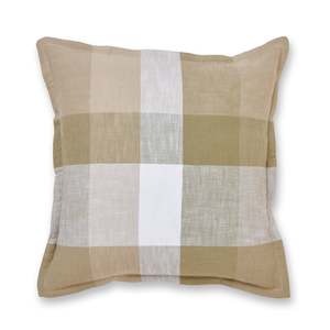 Cushions: Heide Green Check Cushion