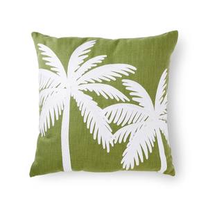 Luca Green Embroidered Cushion 5ocm