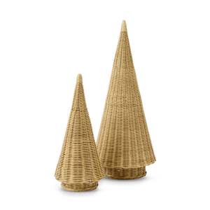 Home Decor: Clovelly Natural Christmas Tree Décor Set 2