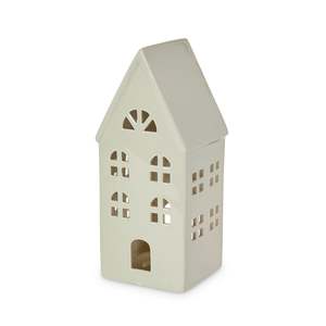 Christmas House Sage Speckle Table Decoration Lrg 10.5x9x23cm