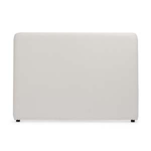 Furniture: Beau Cream Bedhead Slip Cover King