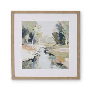 Mirrors Wall Decor: Tranquil Stream Framed Print