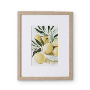 Mirrors Wall Decor: Lemon Bowl Framed Print