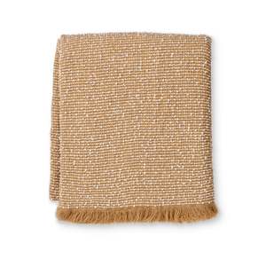 Throws: Clara Camel/Cream Throw