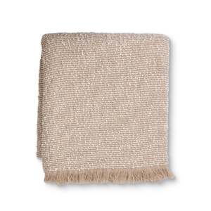 Clara Beige/Cream Throw
