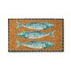Sardines Blue Doormat