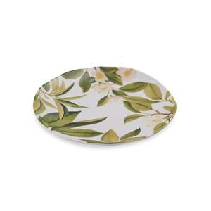 Melamine: Citrus Grove Leaves Melamine Small Plate