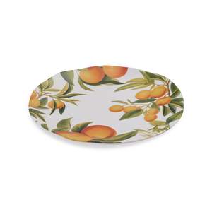 Citrus Grove Orange Melamine Large Plate
