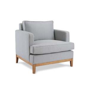 Furniture: Morris Blue Stripe Occasional Chair